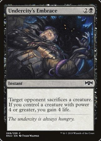 Undercity's Embrace [Ravnica Allegiance] | Exor Games Summserside