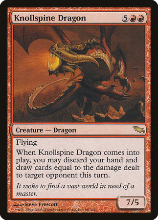 Knollspine Dragon [Shadowmoor] | Exor Games Summserside