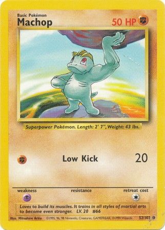 Machop (52/102) [Base Set Unlimited] | Exor Games Summserside