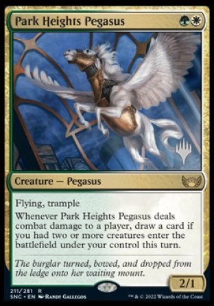 Park Heights Pegasus (Promo Pack) [Streets of New Capenna Promos] | Exor Games Summserside