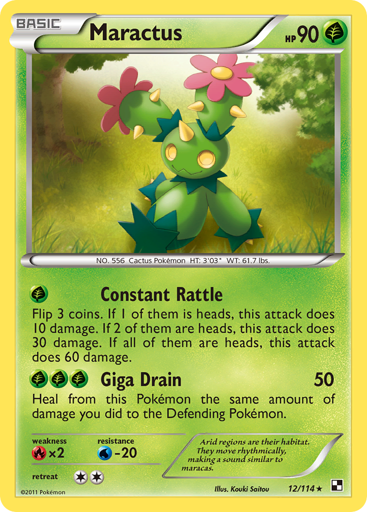 Maractus (12/114) [Black & White: Base Set] | Exor Games Summserside