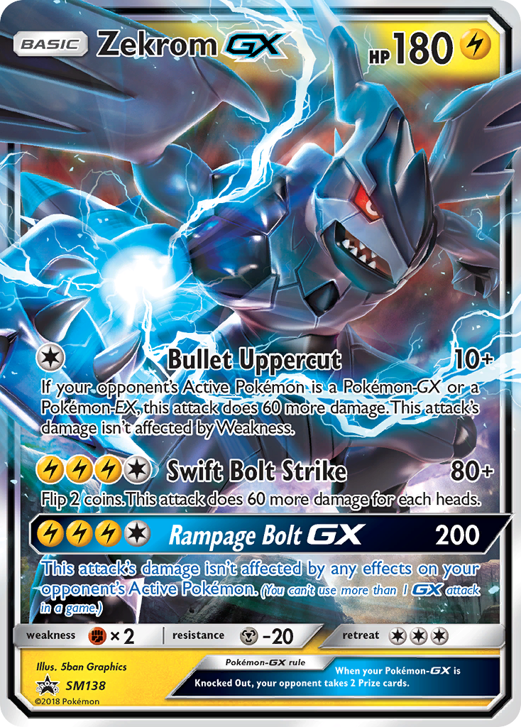 Zekrom GX (SM138) [Sun & Moon: Black Star Promos] | Exor Games Summserside