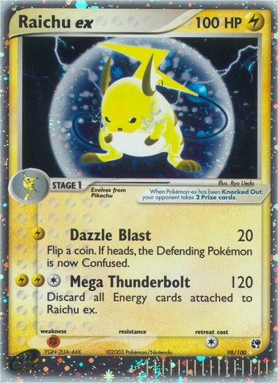 Raichu ex (98/100) [EX: Sandstorm] | Exor Games Summserside