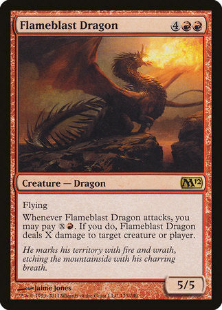 Flameblast Dragon [Magic 2012] | Exor Games Summserside