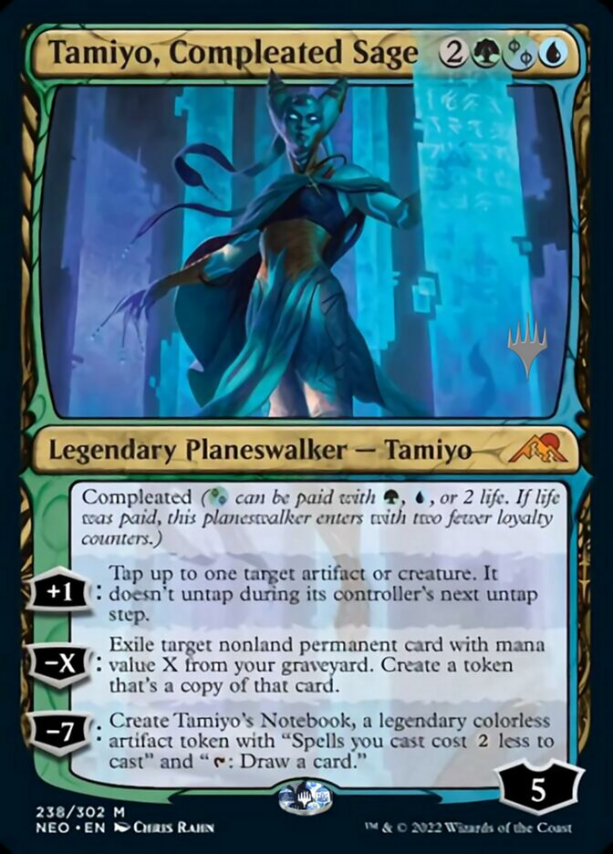 Tamiyo, Compleated Sage (Promo Pack) [Kamigawa: Neon Dynasty Promos] | Exor Games Summserside