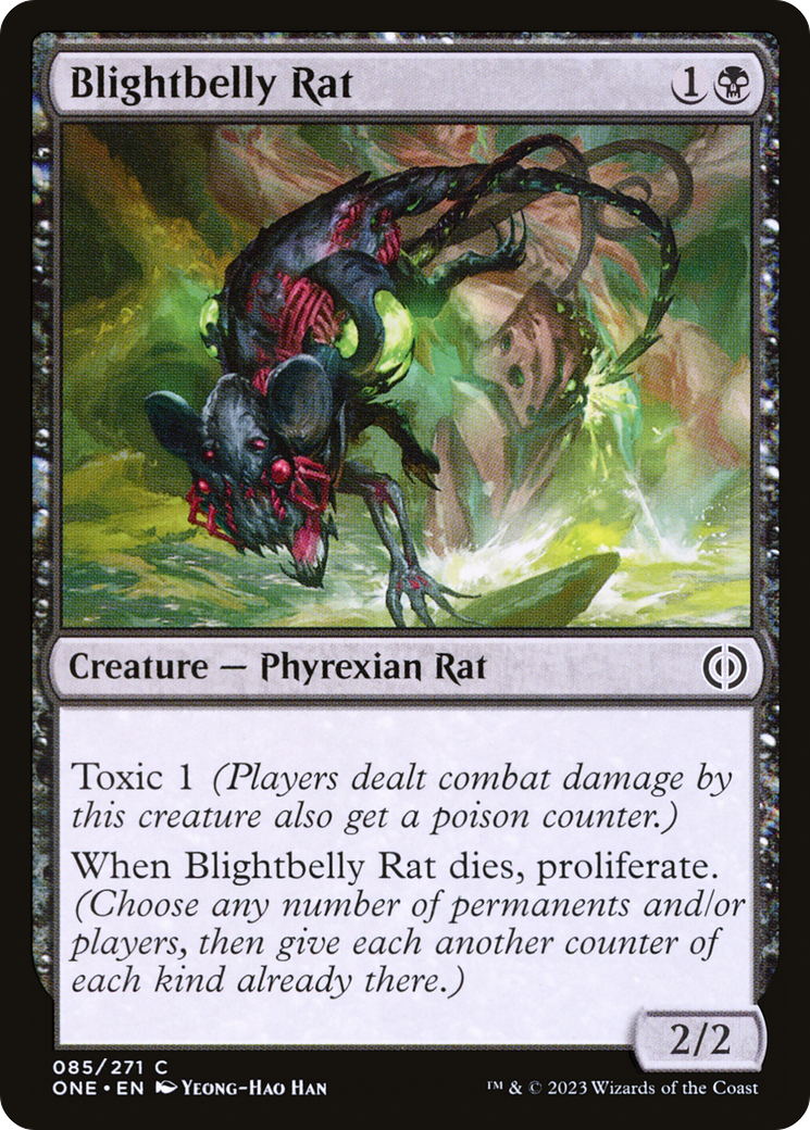 Blightbelly Rat [Phyrexia: All Will Be One] | Exor Games Summserside