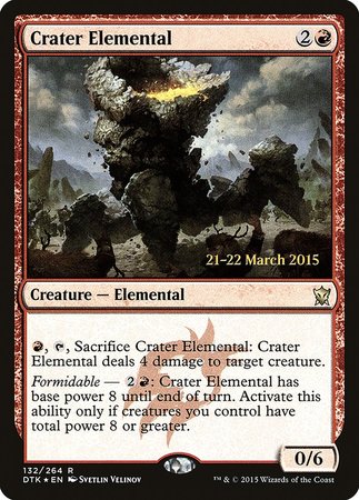 Crater Elemental [Dragons of Tarkir Promos] | Exor Games Summserside