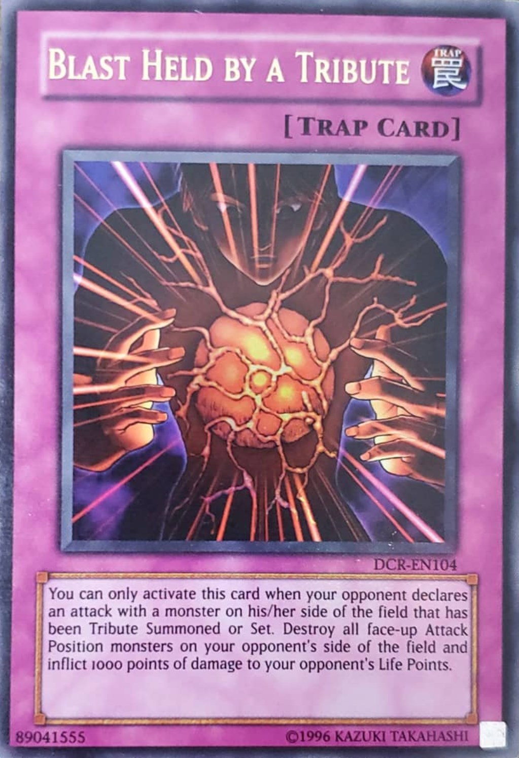 Blast Held by a Tribute [DCR-EN104] Ultra Rare | Exor Games Summserside