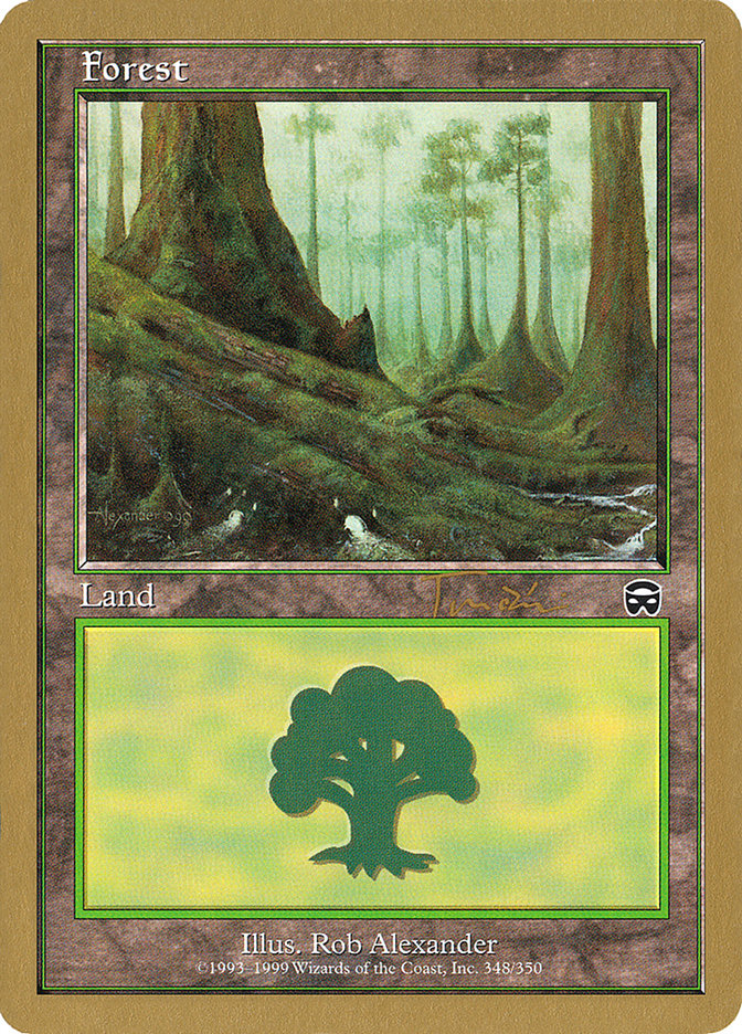 Forest (jt348) (Jan Tomcani) [World Championship Decks 2001] | Exor Games Summserside