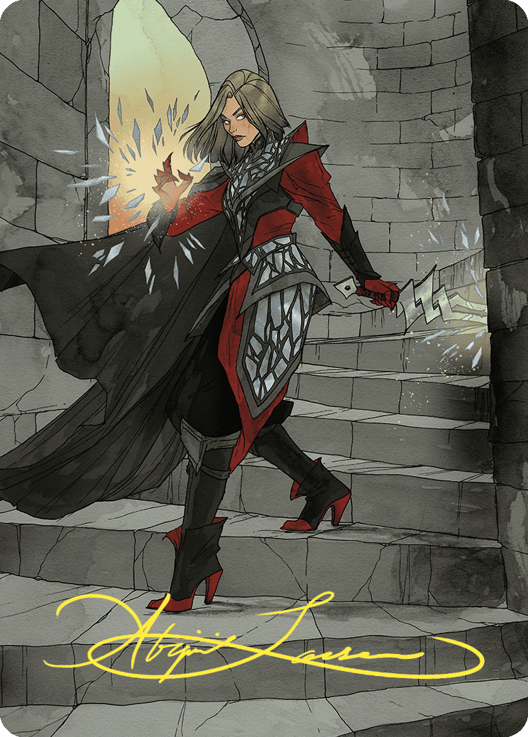 Rowan, Scion of War Art Card (59/81) (Gold-Stamped Signature) [Wilds of Eldraine Art Series] | Exor Games Summserside