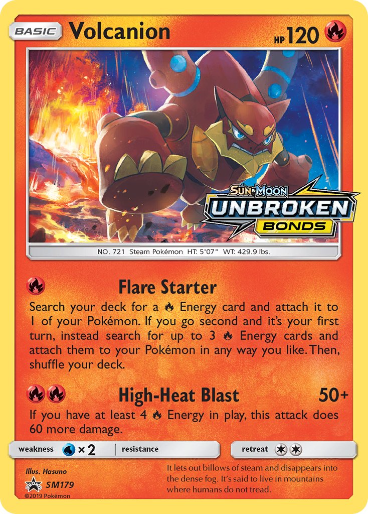 Volcanion (SM179) [Sun & Moon: Black Star Promos] | Exor Games Summserside