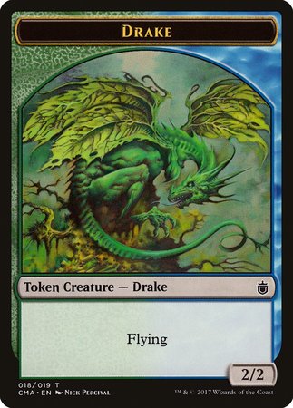 Drake Token (018) [Commander Anthology Tokens] | Exor Games Summserside