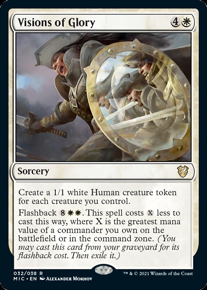 Visions of Glory [Innistrad: Midnight Hunt Commander] | Exor Games Summserside