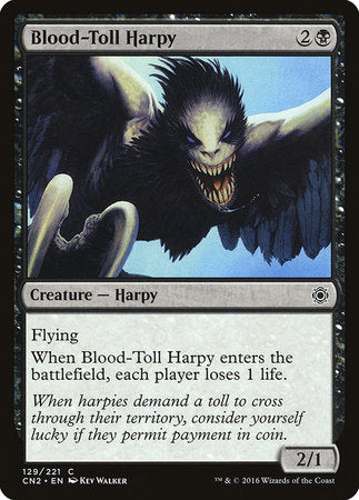 Blood-Toll Harpy [Conspiracy: Take the Crown] | Exor Games Summserside