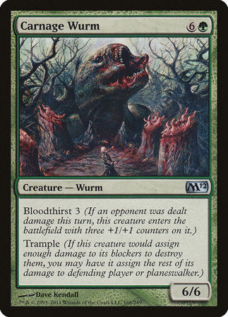 Carnage Wurm [Magic 2012] | Exor Games Summserside