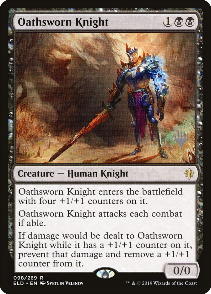 Oathsworn Knight (Promo Pack) [Throne of Eldraine Promos] | Exor Games Summserside