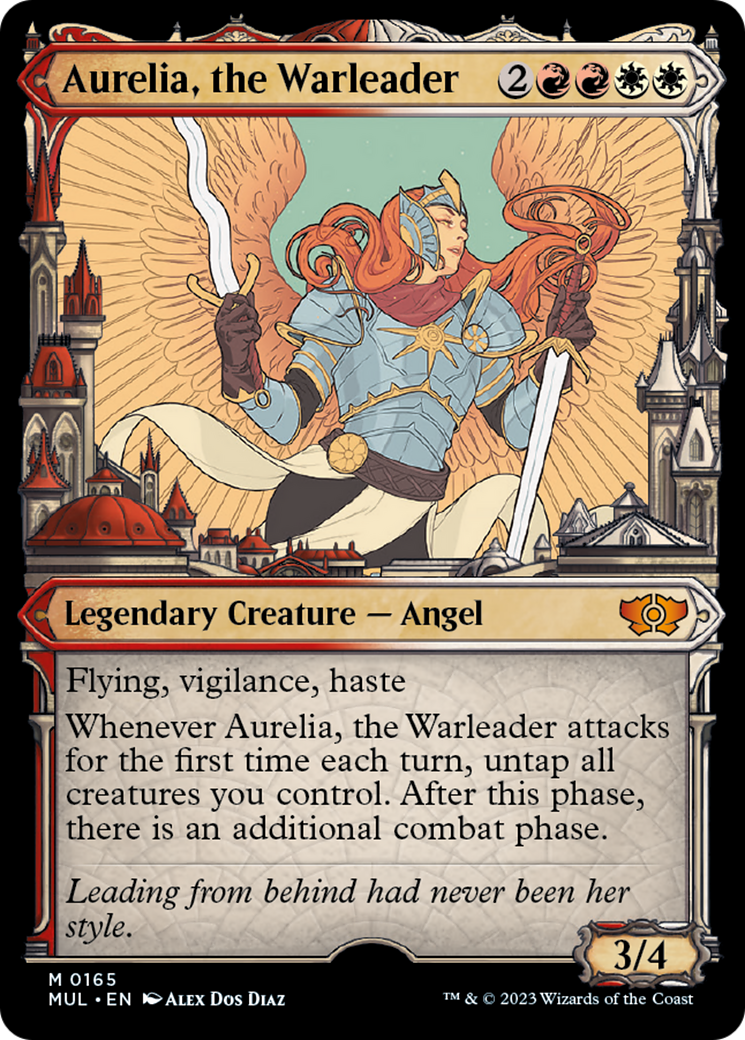 Aurelia, the Warleader (Halo Foil) [Multiverse Legends] | Exor Games Summserside