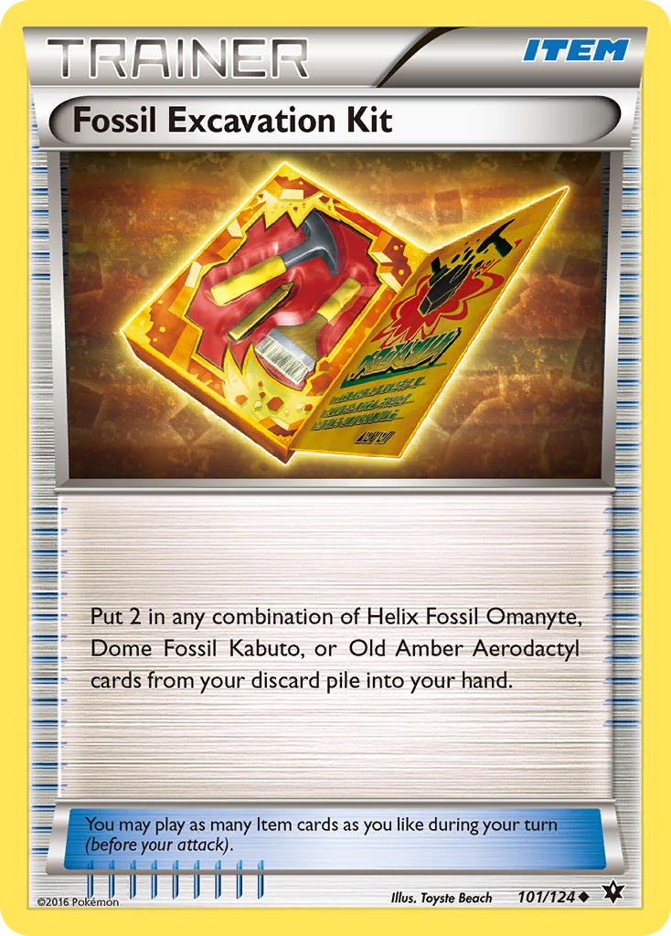 Fossil Excavation Kit (101/124) [XY: Fates Collide] | Exor Games Summserside