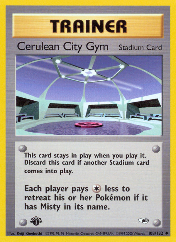 Cerulean City Gym (108/132) [Gym Heroes 1st Edition] | Exor Games Summserside