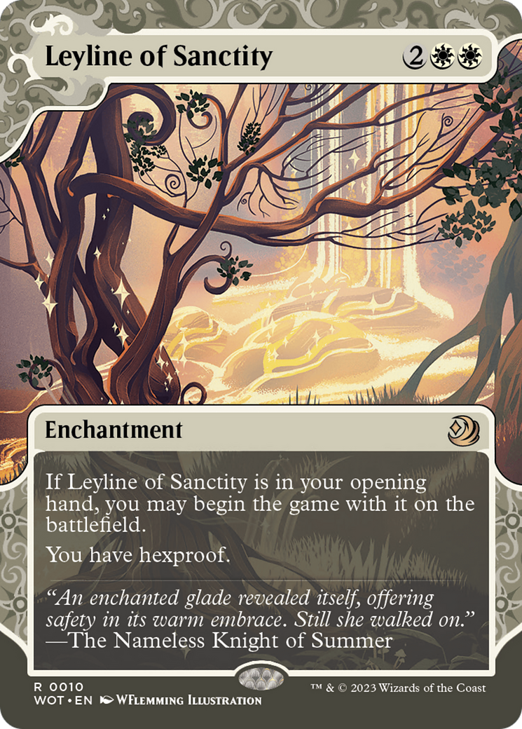 Leyline of Sanctity [Wilds of Eldraine: Enchanting Tales] | Exor Games Summserside