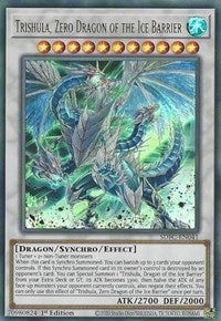 Trishula, Zero Dragon of the Ice Barrier [SDFC-EN041] Ultra Rare | Exor Games Summserside