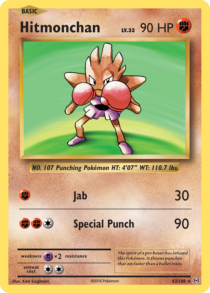 Hitmonchan (62/108) [XY: Evolutions] | Exor Games Summserside