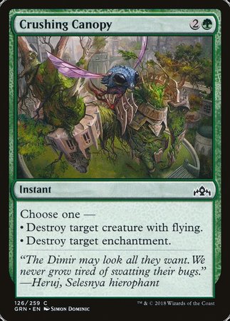Crushing Canopy [Guilds of Ravnica] | Exor Games Summserside