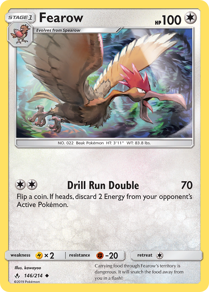 Fearow (146/214) [Sun & Moon: Unbroken Bonds] | Exor Games Summserside