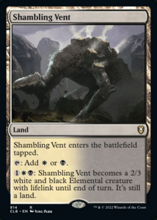 Shambling Vent [Commander Legends: Battle for Baldur's Gate] | Exor Games Summserside