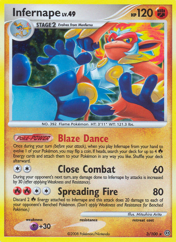 Infernape (3/100) [Diamond & Pearl: Stormfront] | Exor Games Summserside