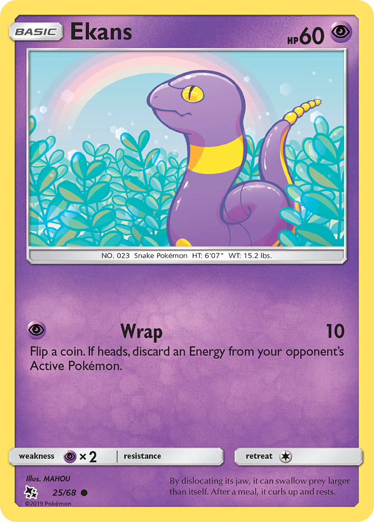 Ekans (25/68) [Sun & Moon: Hidden Fates] | Exor Games Summserside