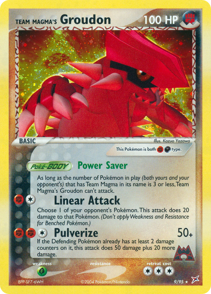 Team Magma's Groudon (9/95) (Theme Deck Exclusive) [EX: Team Magma vs Team Aqua] | Exor Games Summserside