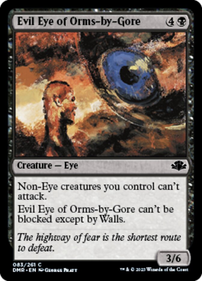 Evil Eye of Orms-by-Gore [Dominaria Remastered] | Exor Games Summserside