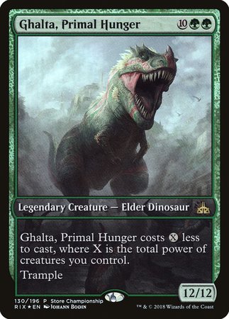 Ghalta, Primal Hunger [Rivals of Ixalan Promos] | Exor Games Summserside