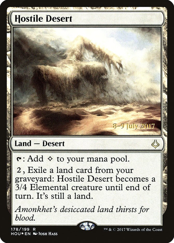 Hostile Desert  [Hour of Devastation Prerelease Promos] | Exor Games Summserside