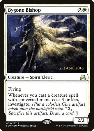 Bygone Bishop [Shadows over Innistrad Promos] | Exor Games Summserside