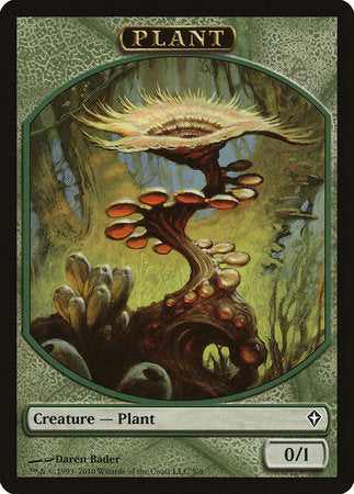 Plant Token [Worldwake Tokens] | Exor Games Summserside