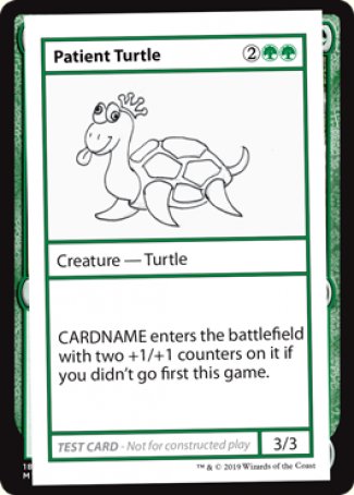 Patient Turtle (2021 Edition) [Mystery Booster Playtest Cards] | Exor Games Summserside