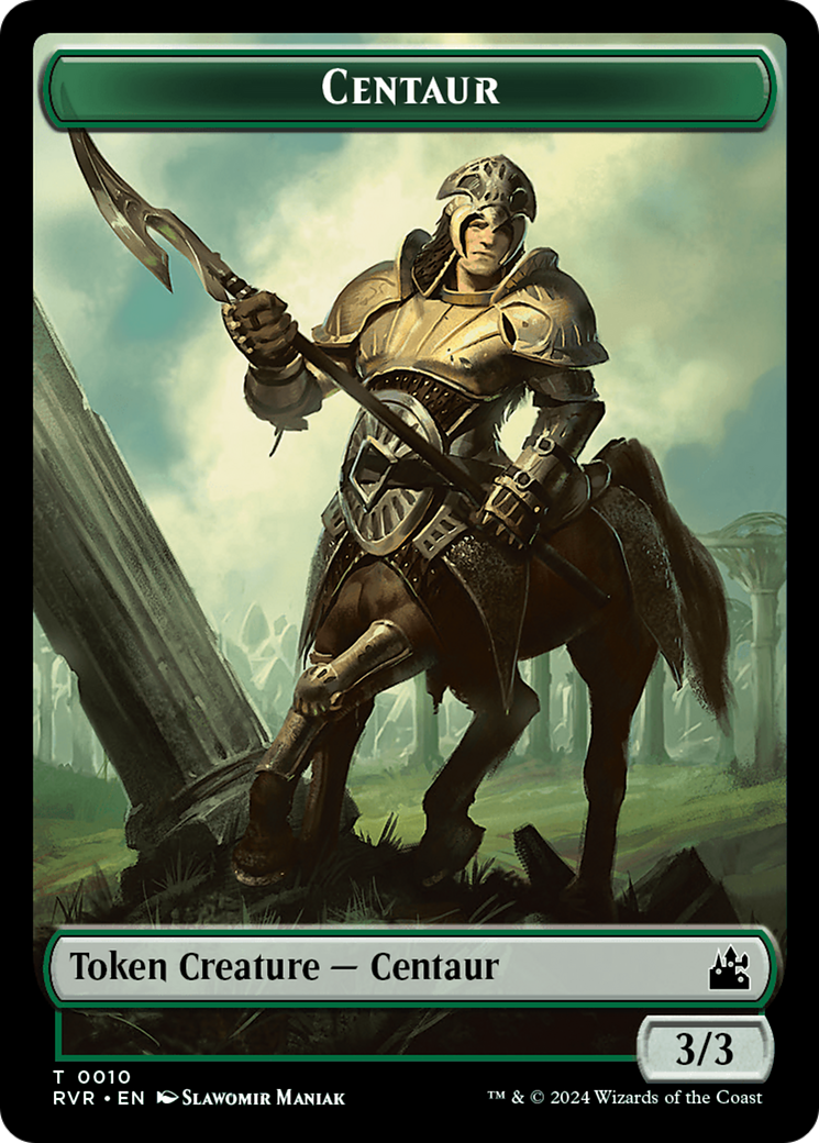 Goblin (0008) // Centaur Double-Sided Token [Ravnica Remastered Tokens] | Exor Games Summserside