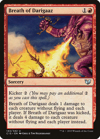 Breath of Darigaaz [Commander 2015] | Exor Games Summserside