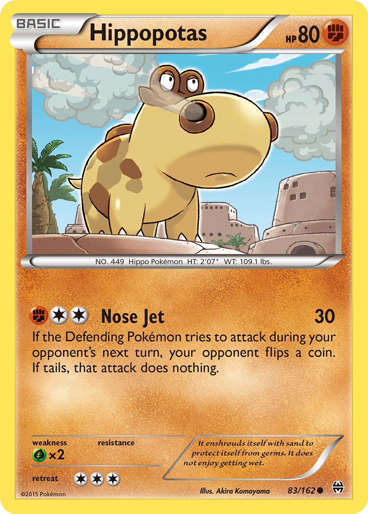 Hippopotas (83/162) [XY: BREAKthrough] | Exor Games Summserside