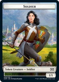 Soldier // Squirrel Double-sided Token [Double Masters Tokens] | Exor Games Summserside