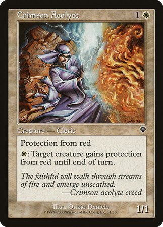 Crimson Acolyte [Invasion] | Exor Games Summserside