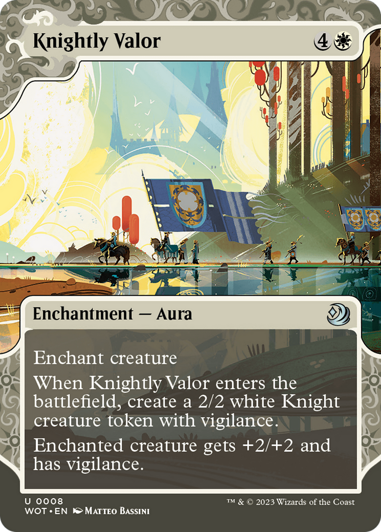 Knightly Valor [Wilds of Eldraine: Enchanting Tales] | Exor Games Summserside