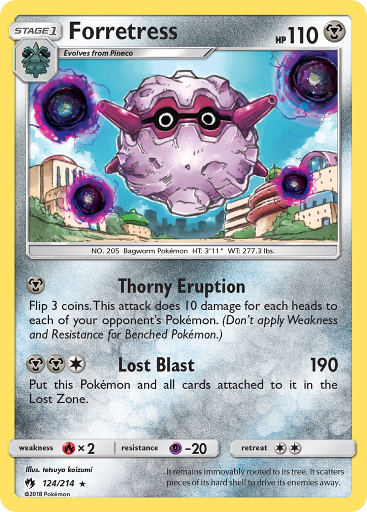 Forretress (124/214) [Sun & Moon: Lost Thunder] | Exor Games Summserside