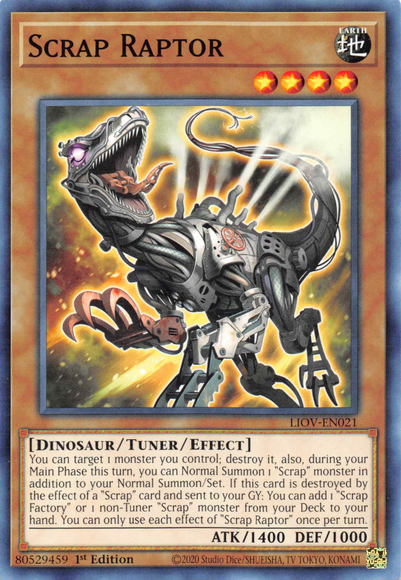 Scrap Raptor [LIOV-EN021] Common | Exor Games Summserside