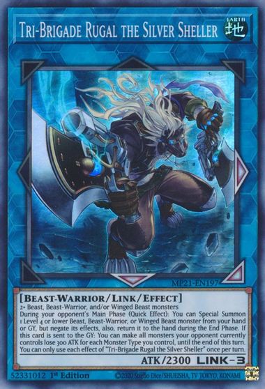 Tri-Brigade Rugal the Silver Sheller [MP21-EN197] Super Rare | Exor Games Summserside