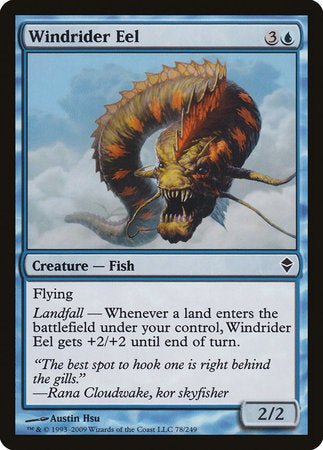 Windrider Eel [Zendikar] | Exor Games Summserside