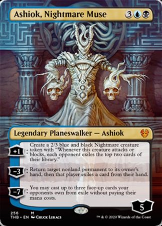 Ashiok, Nightmare Muse (Borderless) [Theros Beyond Death] | Exor Games Summserside