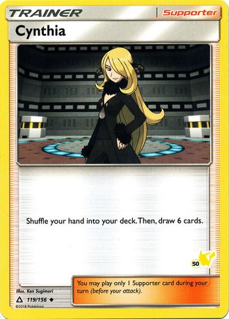 Cynthia (119/156) (Pikachu Stamp #50) [Battle Academy 2020] | Exor Games Summserside